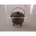 pot de potjie mini en fonte trois jambes